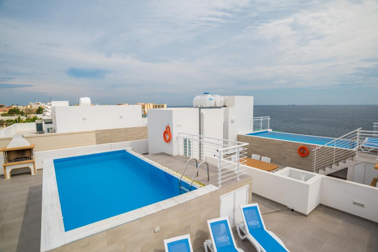 The Sea-Bank Villa Apartments Marsaskala Kültér fotó