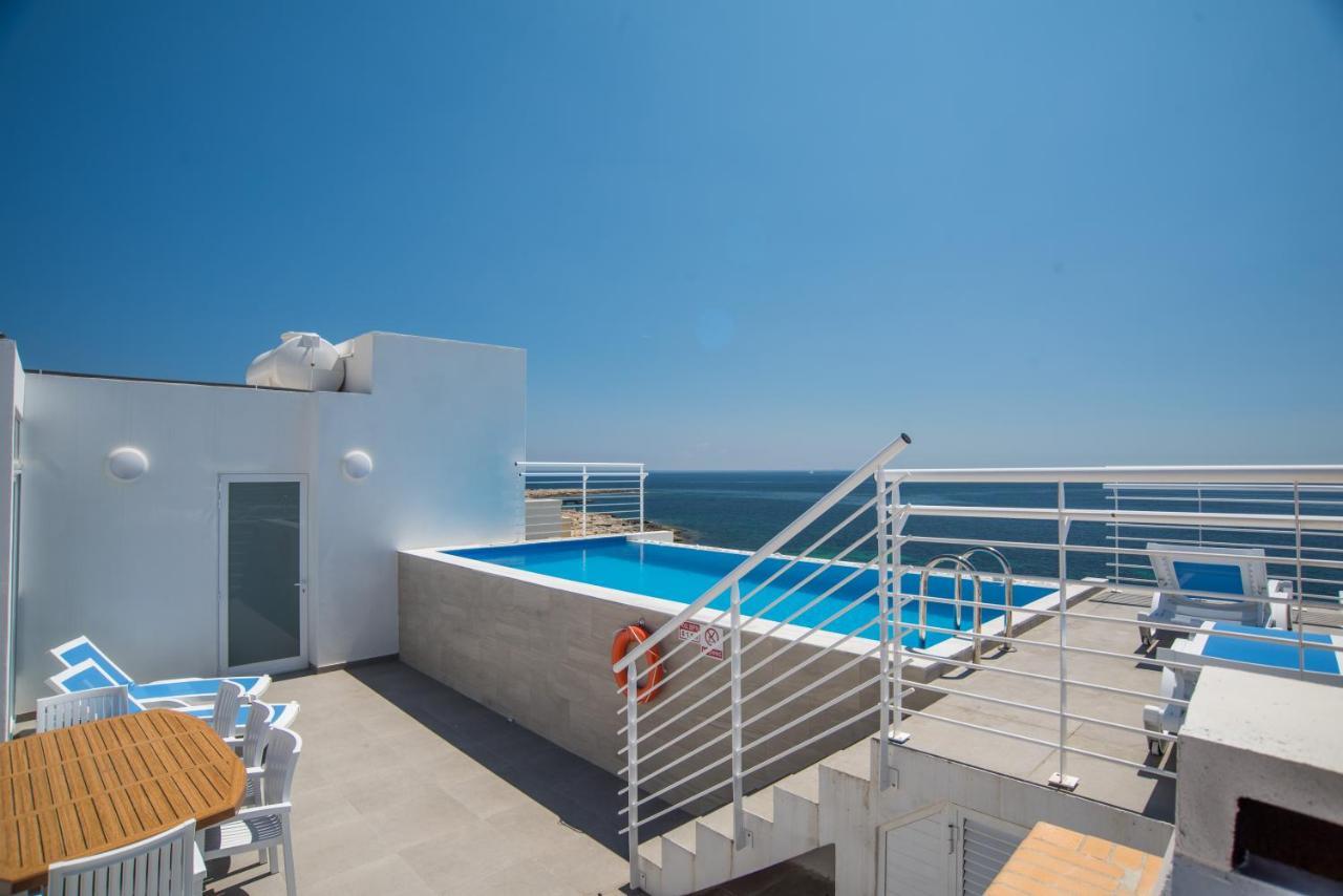The Sea-Bank Villa Apartments Marsaskala Kültér fotó