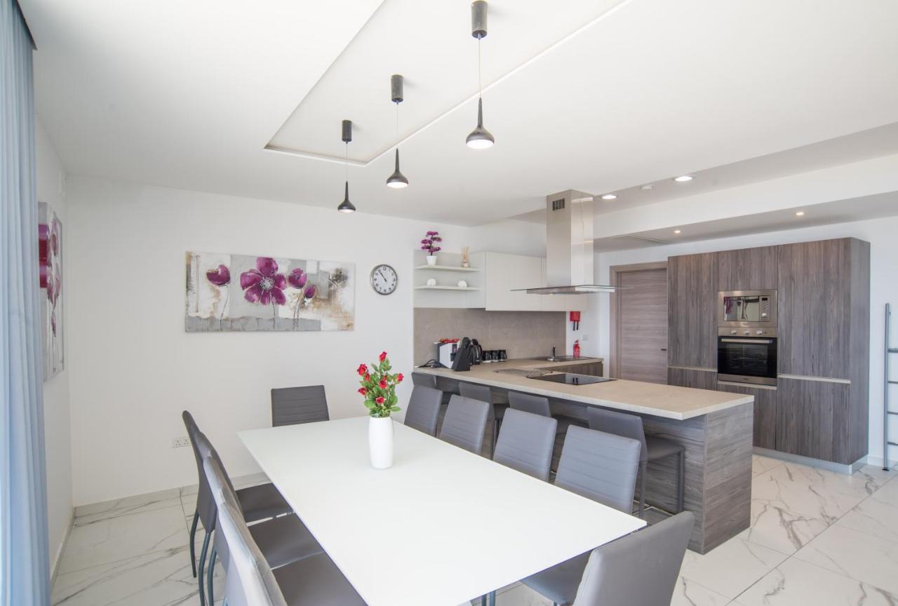 The Sea-Bank Villa Apartments Marsaskala Kültér fotó