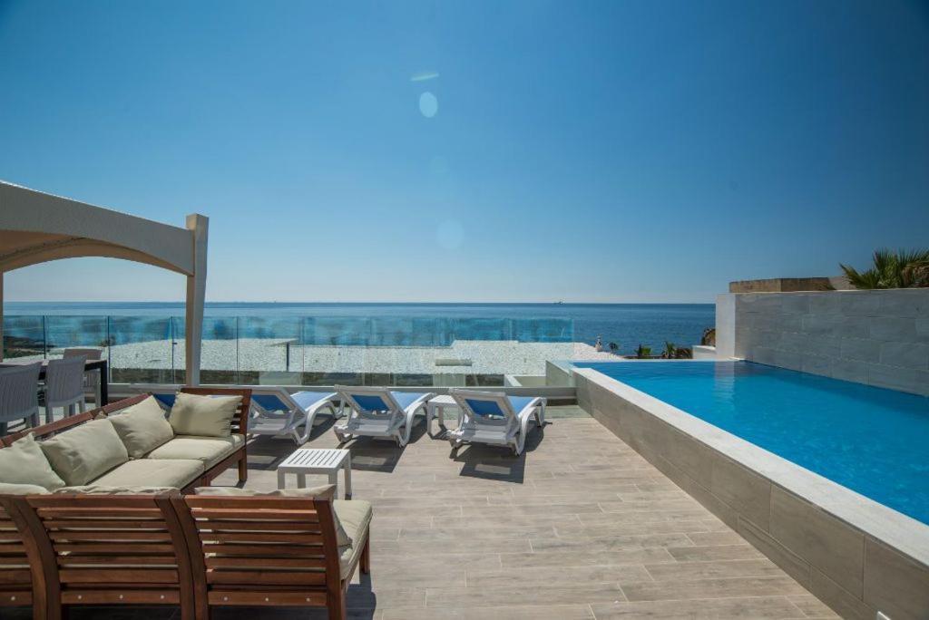 The Sea-Bank Villa Apartments Marsaskala Kültér fotó