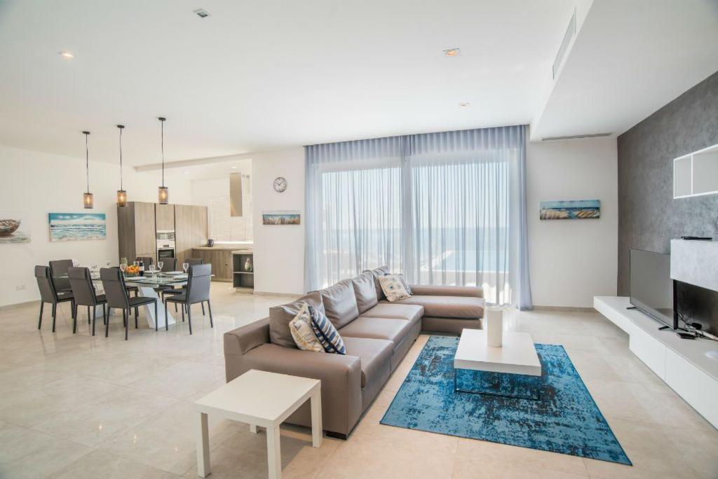 The Sea-Bank Villa Apartments Marsaskala Kültér fotó